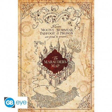 HARRY POTTER MAURAUDER'S MAP POSTER