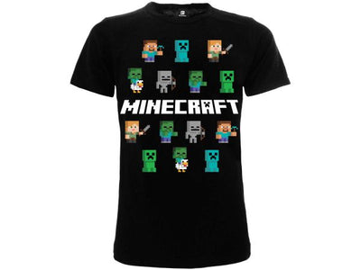 T-Shirt Minecraft Personaggi - M