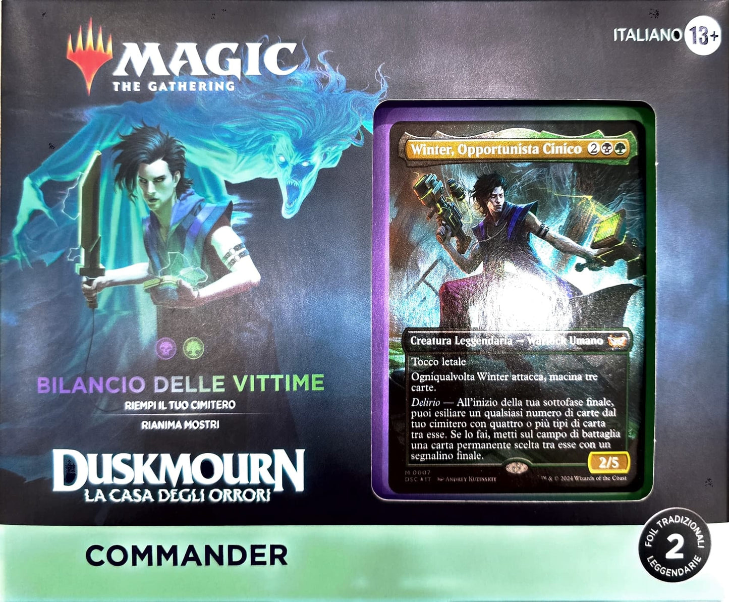 MTG DUSKMOURN COMMANDER DECK ITA SI