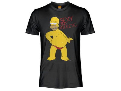 T-Shirt Simpsons - Sexy and Athletic - L