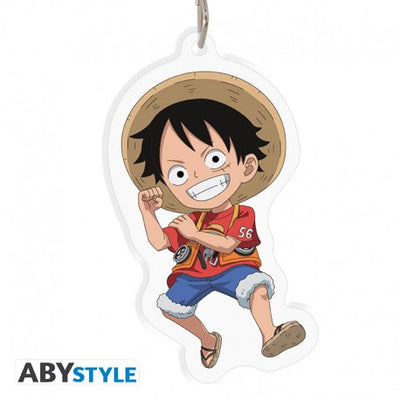 ONE PIECE RED LUFFY ACRYL KEYCHAIN