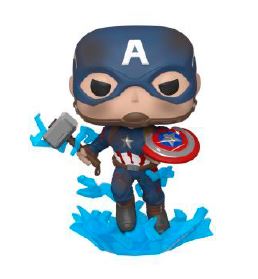 C.AMERICA BROKEN SHIELD&MJOLNIR POP