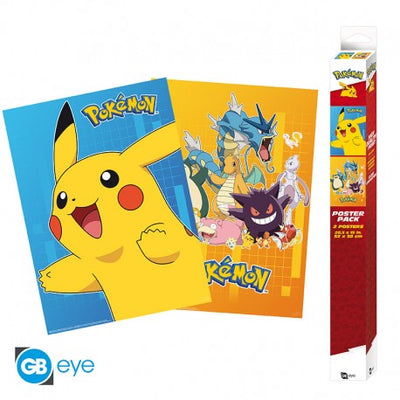POKEMON SET 2 CHIBI POSTERS