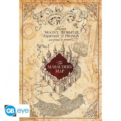 HARRY POTTER MAURAUDER'S MAP POSTER