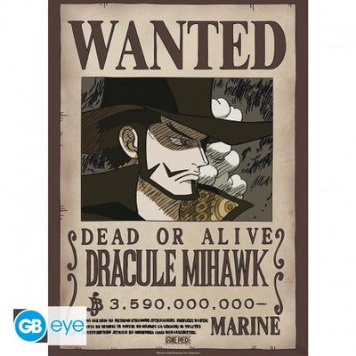 ONE PIECE WANTED MIHAWK WANO POSTER