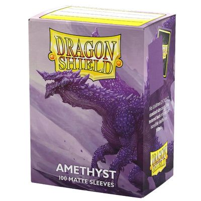 100 STANDARD SIZE MATTE DUAL ART SLEEVES - AMETHYST