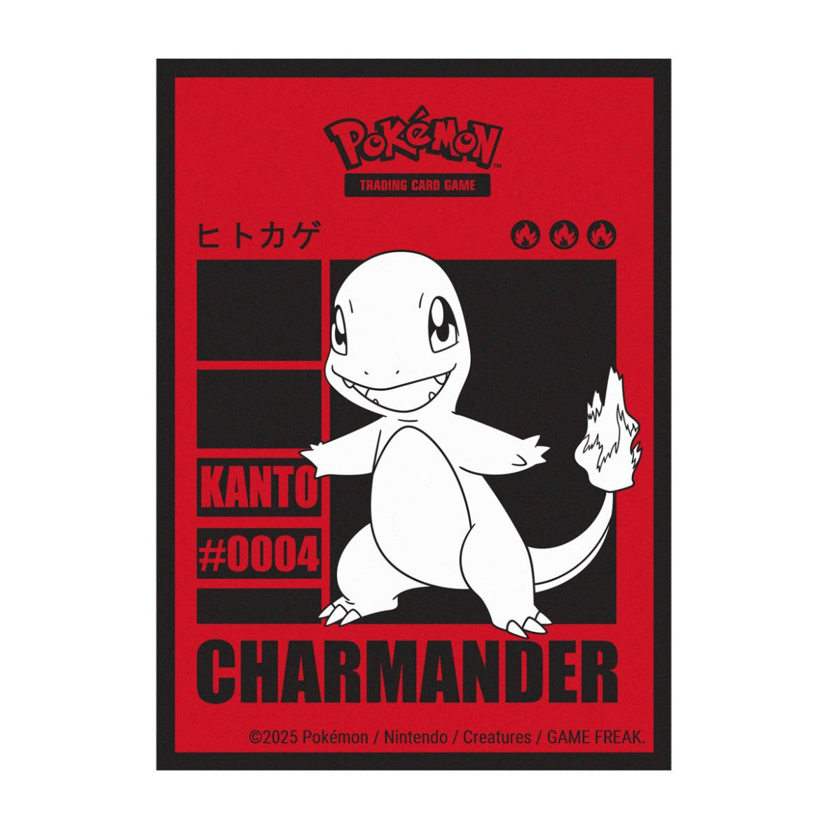 65 DECK PROTECTOR SLEEVES - POKEMON - CHARMANDER