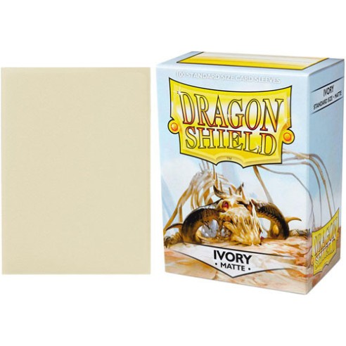 Dragon Shield - 100 Bustine Standard Size - Matte - Ivory - AT-11017