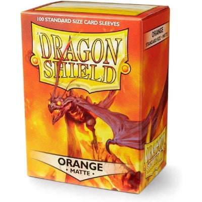 Dragon Shield - 100 Bustine Standard Size - Matte - Orange - AT-11013