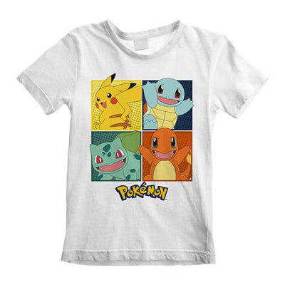 POKEMON - T-SHIRT - SQUARES (KIDS) 5-6 YEARS