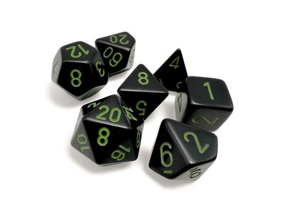 SET 7 DADI POLIEDRICI OPACHI