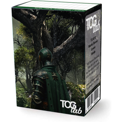 TcgLab - 100 Bustine Protettive Standard - Matte Ultra Clear - Verde